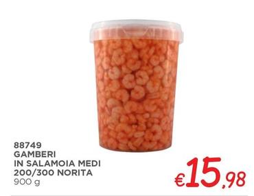 Offerta per Norita - Gamberi In Salamoia Medi 200/300 a 15,98€ in ZONA