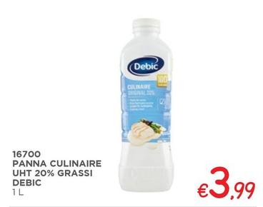 Offerta per Debic - Panna Culinaire UHT 20% Grassi  a 3,99€ in ZONA