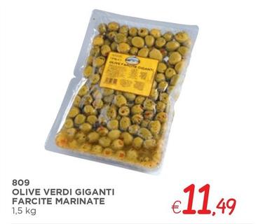 Offerta per Olive Verdi Giganti Farcite Marinate a 11,49€ in ZONA