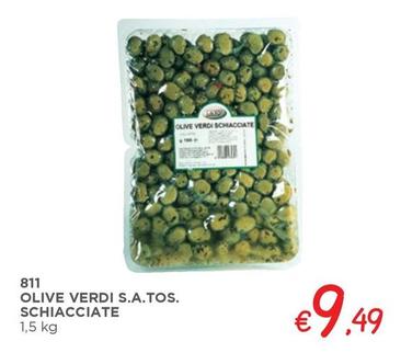 Offerta per Olive Verdi S.A.Tos. Schiacciate a 9,49€ in ZONA