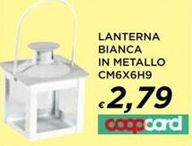 Offerta per Lanterna Bianca In Metallo a 2,79€ in Ipercoop