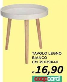 Offerta per Tavolo Legno Bianco a 16,9€ in Ipercoop