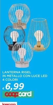 Offerta per Lanterna Rigel In Metallo Con Luce Led a 6,99€ in Ipercoop