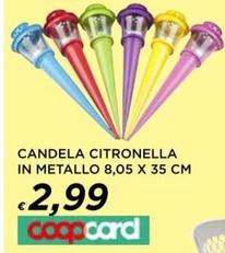 Offerta per Citronella - Candela In Metallo a 2,99€ in Ipercoop