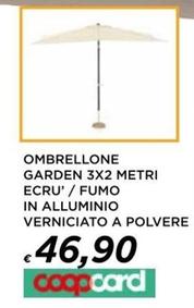 Offerta per Ombrellone Garden 3x2 Metri Ecru' / Fumo In Alluminio Verniciato A Polvere a 46,9€ in Ipercoop