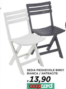 Offerta per Sedia Pieghevole Birky Bianca / Antracite a 13,9€ in Ipercoop