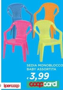 Offerta per Sedia Monoblocco Baby a 3,99€ in Ipercoop