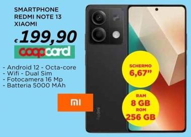Offerta per Xiaomi - Smartphone Redmi Note 13 a 199,9€ in Ipercoop