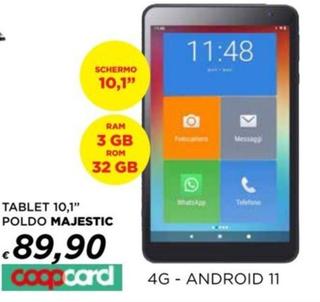 Offerta per Majestic - Tablet 10,1" Poldo a 89,9€ in Ipercoop