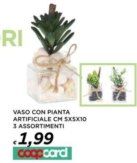 Offerta per Vaso Con Pianta Artificiale a 1,99€ in Ipercoop