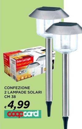 Offerta per Confezione 2 Lampade Solari a 4,99€ in Ipercoop