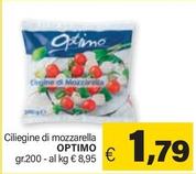 Offerta per Optimo - Ciliegine Di Mozzarella a 1,79€ in ARD Discount