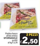 Offerta per Sfornasole - Piadina Fresca All'Olio D'Oliva a 2,5€ in ARD Discount