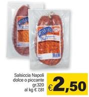 Offerta per Salsiccia Napoli Dolce O Piccante a 2,5€ in ARD Discount