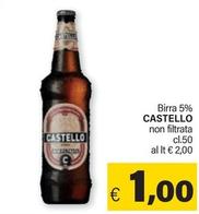 Offerta per Castello - Birra 5% a 1€ in ARD Discount