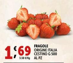 Offerta per Fragole a 1,69€ in Decò