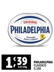 Offerta per Philadelphia - Classico a 1,39€ in Decò