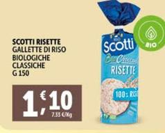 Offerta per Scotti - Risette Gallette Di Riso Biologiche Classiche a 1,1€ in Decò