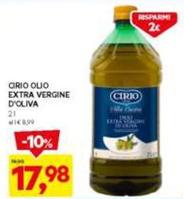 Offerta per Olio extravergine di oliva a 17,98€ in Dpiu