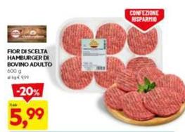 Offerta per Hamburger a 5,99€ in Dpiu