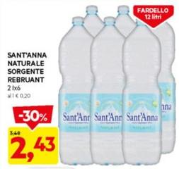 Offerta per Acqua Sant'Anna a 2,43€ in Dpiu