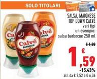 Offerta per Calvè - Salsa/Maionese Top Down a 1,59€ in Conad