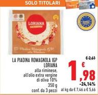 Offerta per Loriana - La Piadina Romagnola IGP a 1,98€ in Conad