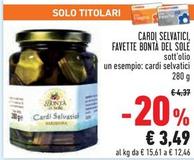 Offerta per Bontà Del Sole - Cardi Selvatici, Favette a 3,49€ in Conad