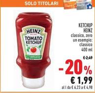 Offerta per Heinz - Ketchup a 1,99€ in Conad