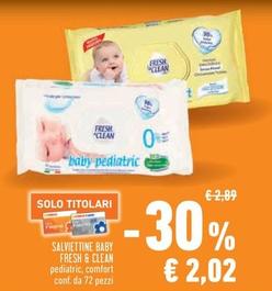 Offerta per Fresh & Clean - Salviettine Baby a 2,02€ in Conad