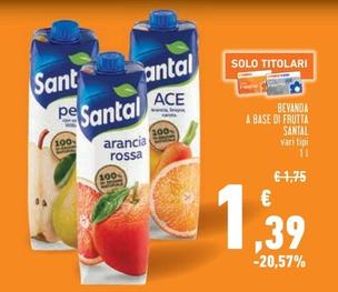 Offerta per Santal - Bevanda A Base Di Frutta a 1,39€ in Conad