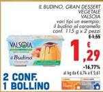 Offerta per Valsoia - Il Budino, Gran Dessert Vegetale a 1,29€ in Conad