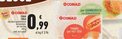 Offerta per Conad - Panini a 0,99€ in Conad