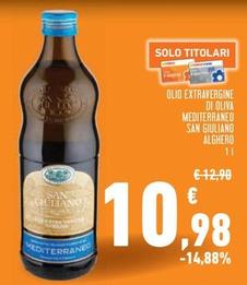 Offerta per San Giuliano Alghero - Olio Extravergine Di Oliva Mediterraneo a 10,98€ in Conad