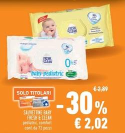 Offerta per Fresh & Clean - Salviettine Baby a 2,02€ in Conad