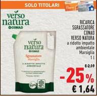 Offerta per Conad - Verso Natura Ricarica Sgrassatore a 1,64€ in Conad