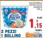 Offerta per Galbani - Mozzarella Santa Lucia a 1,15€ in Conad