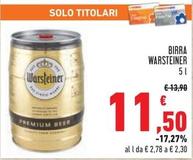Offerta per Warsteiner - Birra a 11,5€ in Conad