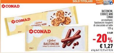 Offerta per Conad - Bastoncini/Cookies Mini a 1,27€ in Conad
