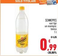 Offerta per Schweppes - Vari Tipi a 0,99€ in Conad