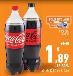Offerta per Coca Cola - Vari Tipi a 1,89€ in Conad