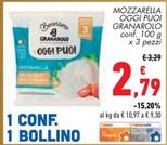 Offerta per Granarolo - Oggi Puoi Mozzarella  a 2,79€ in Conad