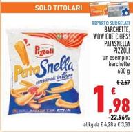 Offerta per Pizzoli - Barchette, Wow Che Chips! Patasnella a 1,98€ in Conad
