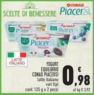 Offerta per Conad - Piacersi Yogurt Equilibrio a 0,98€ in Conad