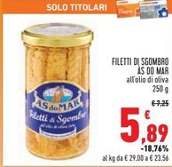 Offerta per Asdomar - Filetti Di Sgombro a 5,89€ in Conad