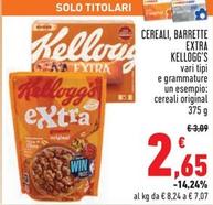 Offerta per Kelloggs - Cereali/Barrette Extra a 2,65€ in Conad