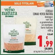 Offerta per Conad - Verso Natura Cereali a 1,99€ in Conad