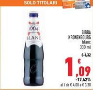 Offerta per Kronenbourg - Birra a 1,09€ in Conad