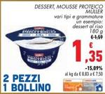 Offerta per Muller - Dessert/Mousse Proteico a 1,35€ in Conad