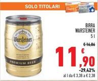 Offerta per Warsteiner - Birra a 11,9€ in Conad